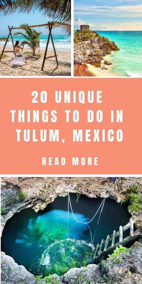 Discover the epic things to do in Tulum, Mexico with our comprehensive Tulum travel guide! From exploring ancient Mayan ruins to relaxing on pristine white sand beaches, there are plenty of must-visit attractions in Tulum. Uncover the best fun activities and experiences that this magical destination has to offer. Whether you're looking for adventure or relaxation, Tulum has something for everyone. Plan your perfect getaway with these top recommendations for things to do in Tulum. What To Do In Tulum Mexico, Things To Do In Tulum Mexico, Tulum Mexico Beach, Ruby Jubilee, Tulum Vacation, Beach Vacation Spots, Tulum Travel Guide, Mexico Tulum, Tulum Ruins