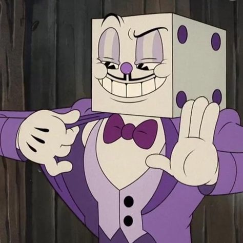 King Dice Pfp, Cuphead King Dice, Rey Dado, Cuphead Characters, King Dice, Cuphead Game, Cup Head, Deal With The Devil, The 3 Kings