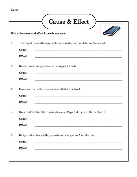 Cause And Effect Worksheet 3rd Grade, Cause And Effect 3rd Grade, Cause And Effect Worksheet, Worksheets For 3rd Grade, 3rd Grade Worksheets, Adjectives Lesson, Cause And Effect Worksheets, Worksheets 3rd Grade, Cause And Effect Activities