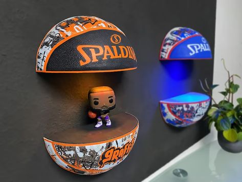 ✅CLICK THE LINK!⬆️ LED Shelf Basketball Spalding Graffiti Orange, perfect for any basketball fan! #basketball #spalding . #Basketball_Shelves #Basketball_Spalding #Dope_Room #Led_Shelf Basketball Shelves, Basketball Spalding, Led Shelf, Basketball Room Decor, Basketball Room, My Christmas Wish List, Unique Shelves, Boy’s Room, Shoe Shelf