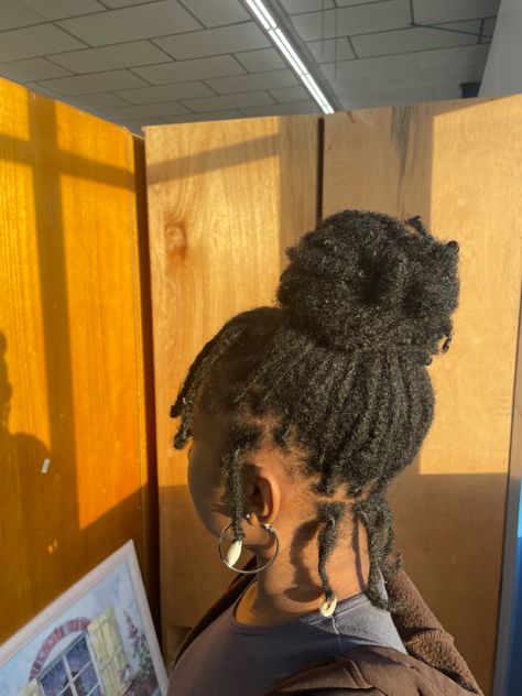 Silk Press Hair, Loc Inspiration, Beautiful Black Hair, Short Locs Hairstyles, Dreadlock Style, Square Neck Long Sleeve, Dreads Styles, Loc Journey, Healthy Hair Tips