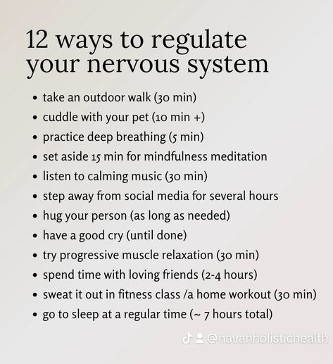 The nervous system is something we often forget to show some love and care to. But maintaining a healthy nervous system is a foundational way to cultivate full mind-body health and homeostasis! #nervoussystemregulation #health #healingjourney #havahholistichealth #holistichealing #rest #healthylifestyle #heal #holistichealth #holistic Resetting Nervous System, Healthy Nervous System, Yoga For Nervous System, Heal The Nervous System, Heal Your Nervous System, Ways To Regulate Your Nervous System, How To Heal Nervous System, Healing The Nervous System, Healing Your Nervous System