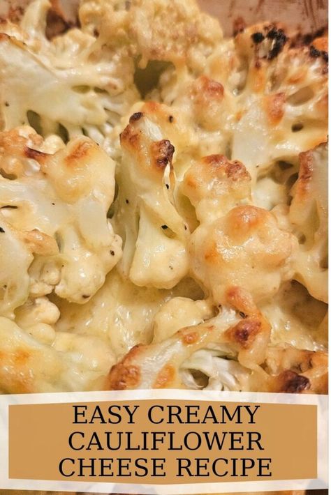 This creamy cauliflower cheese recipe is the perfect side dish! It's a simple and quick recipe you can whip up in no time. Creamed Cauliflower, Cheesy Cauliflower Recipes, Cauliflower With Cheese, Cauliflower Cheese Recipe, Cauliflower Dishes, Food From Scratch, Chicken Parmigiana, Cheesy Cauliflower, Creamy Cauliflower