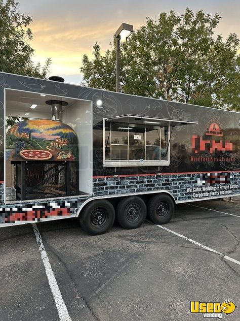 For Sale: Like New - 2023 6' x 27' Pizza Trailer with Full Kitchen for Sale in Arizona!
Hit the road with flavor packed pizzas! This pizza trailer, complete with a Mugnaini wood fired 120A oven, is ready for a new owner. Whether you're a seasoned chef or an aspiring entrepreneur, this mobile pizzeria is your ticket to success. Don't let this opportunity slip through your fingers, give us a call now!

📞601-749-8424 Pizza Trailer, Street Food Business, Concession Trailer, Wood Fired Pizza Oven, Full Kitchen, Food Business, Kitchen Sale, Wood Fired Pizza, Hit The Road