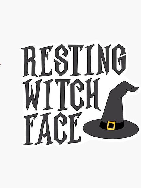 Resting Witch Face, Witch Face, Face Stickers, Trending Topics, Witch, For Sale, Quick Saves