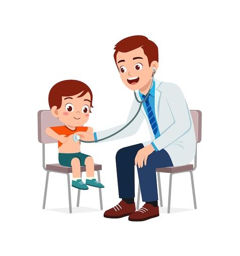 Check Up Doctor, Children Doctor, Doctor Pediatrician, Children Health, Doctor For Kids, Child Health, Children Hospital, Bible Pictures, Art Drawings For Kids