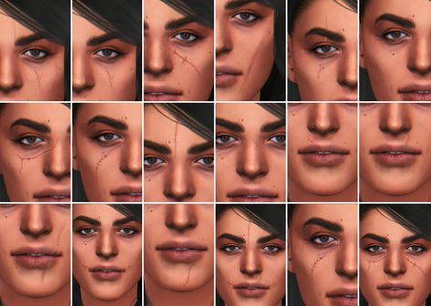 MINZZA | yakfarm: Sims 4 Fallout Face Scars Some scars... Wounds Sims 4 Cc, Alien Eyes Sims 4 Cc, Sims 4 Dystopian Cc, Asian Sims, Sims 4 Tattoos, Sims 4 Cc Eyes, Alpha Cc, The Sims 4 Skin, Makeup Cc