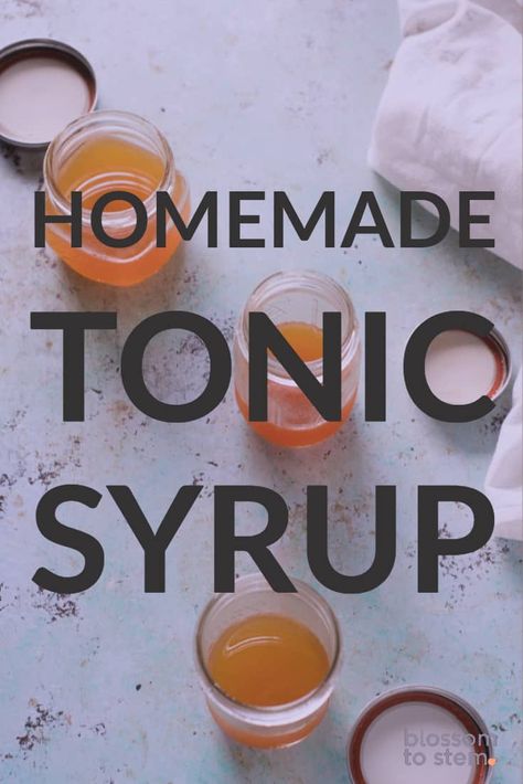 Homemade Tonic Syrup. A tart, bitter, aromatic syrup with quinine, angelica root, citrus, coriander, cardamom, and juniper. Makes the best gin and tonics! How To Make Syrup, Simple Drinks, Best Gin And Tonic, How To Make Gin, Infused Liquors, Tonic Syrup, Angelica Root, French Bread Recipe, Tonic Recipe