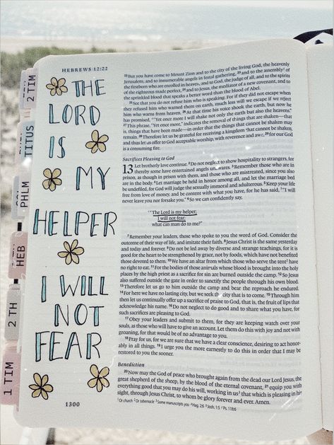 Hebrews 12 1-2 Bible Journaling, Hebrews 13 6, Scripture Notes, Growing Closer To God, Faith Goals, Bible Journaling Inspiration, Hebrews 6, Isaiah 60 22, Aesthetic Bible