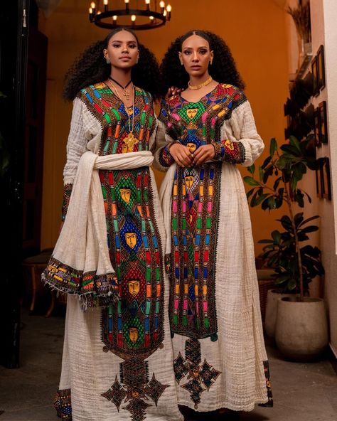 Ethiopia Traditional Dress, East African Clothing, Ethiopia Traditional Clothing, Ethiopian Cultural Clothes, Ethiopian Kemis, Ethiopia Clothing, Ethiopian Traditional Clothes, Habesha Clothes, Afro Inspiration