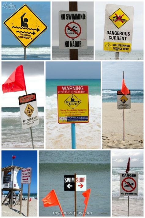 Keep your family safe this summer with these 25 beach and water safety tips from an ocean lifeguard mom. Includes information about rip currents, how to teach your kids about ocean conditions and water safety, swimming tips, and basic first aid information for parents, caregivers, and families. | #WaterSafety #BeachSafety #SwimmingSafety #BeachFun #BeachDay First Aid Information, Beach Crafts For Kids, Beach Safety, Swimming Safety, Rip Current, Boracay Philippines, Beach Lifeguard, Turmeric Health, Swimming Tips