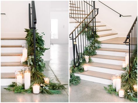 The Hutton House, Hutton House Wedding, Hutton House, Wedding Staircase, Sunny Winter Day, Stairs Decor, Sunny Winter, Stair Decor, Minneapolis Wedding