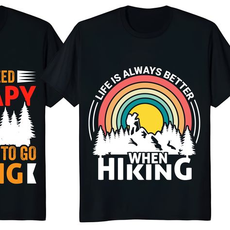 This is our new Merch by Amazon Best Selling Creative Hiking T-Shirt Designs Bundle. Are you looking for a professional custom creative t-shirt designer for your Print-On-Demand (POD) business or do you want an amazing one for your company, brand, or for any occasion, No worries, you are in the right place. We will make Copyright T-shirt Designs in Bulk for your store on Amazon, Etsy, Redbubble, Zazzle, Teespring, Teepublic, Printful, Spreadshirt, and other platforms. Contact us. E-mail:📩... Pod Business, Merch By Amazon, Creative T Shirt, Creative Tshirt, Professions, Design Bundles, Are You The One, No Worries, Print On Demand