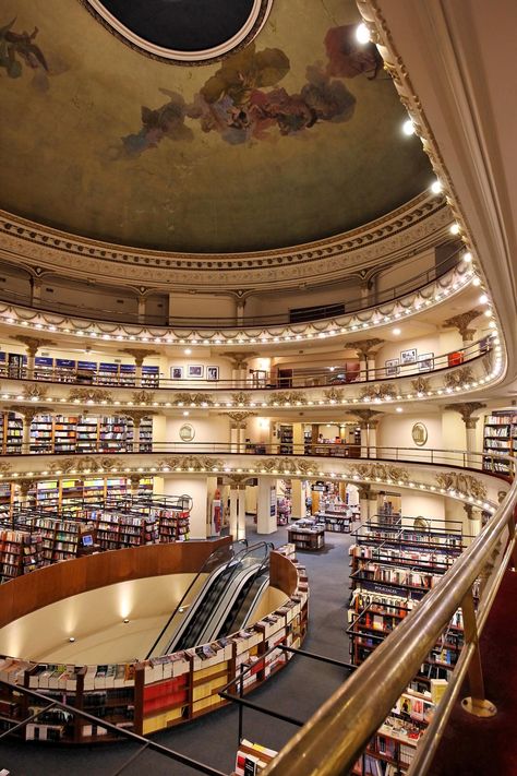 Buenos Aires Aesthetic, Ateneo Grand Splendid, Beautiful Bookstores, El Ateneo, Buenos Aires Travel, Capsule Hotel, Argentina Travel, Book Stamp, Her Book