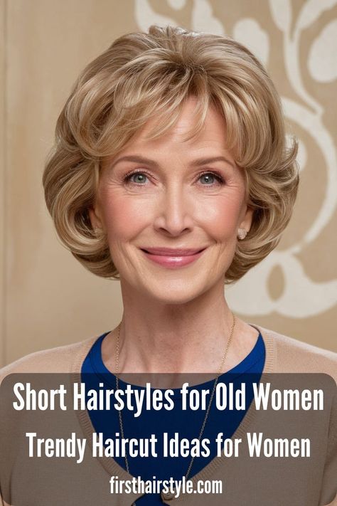 Flattering Short Hairstyles for Older Women – Haircut Inspiration Haircuts Inspiration, Short Hairstyles For Older Women, Old Fat, The Perfect Haircut, Women Haircuts, Hairstyles For Older Women, Haircut Inspiration, Trendy Haircuts, Older Women Hairstyles