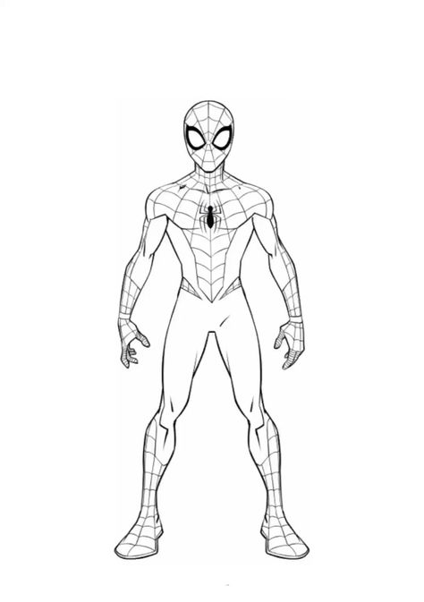 Character Design Spiderman, Spider Man Outline, Spider Man Dibujo, Marvel Cartoonverse, Spider Cosplay, Spiderman Ultimate, Spiderman Coloring Pages, Spiderman Painting, Spiderman Venom