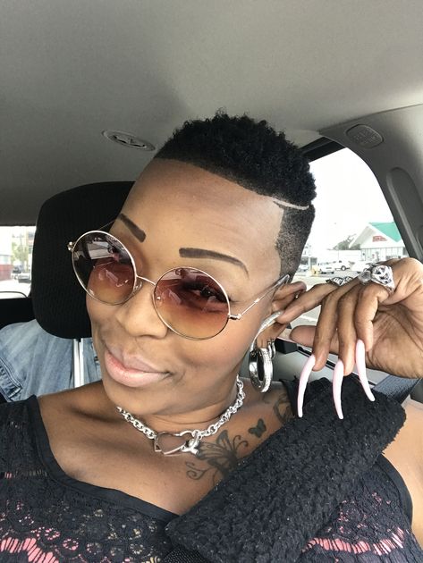 Shaved Hair Round Face, Short Shaved Hairstyle Women Round Face, Shaved Hairstyle Women, Shaved Head Designs Black Women, Short Shaved Hairstyle Women, Shaved Side Designs Black Women, Round Face Shaved Head For Women, Hairstyle Women Round Face, Black Hair Haircuts