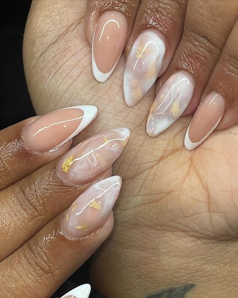 Drippy Nails, Acrylic Nails Almond Shape, Acrylic Toe Nails, Manicure Nail Designs, Girly Acrylic Nails, Work Nails, Glow Nails, Short Square Acrylic Nails, Almond Nails Designs