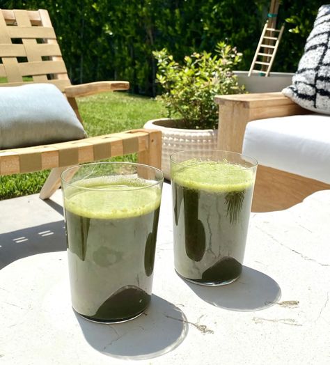 Gut-Healing and Detoxifying Green Juice - Shayna's Kitchen Recipe For One, Green Juices, Kitchen Green, Green Drinks, Food Babe, Lemon Rind, Gut Healing, Juice Recipes, Collard Greens