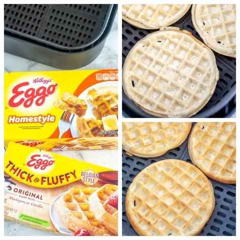 Waffles In Air Fryer, Air Fryer Recipes Breakfast, Air Fryer Recipes Dessert, New Air Fryer Recipes, California Roadtrip, How To Make Waffles, Air Fryer Cooking Times, Cooks Air Fryer, Crispy Waffle