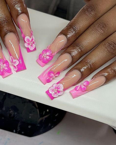 Pink pink pink 🩷🩷 Follow @nailedbyvicky for more nails ❤️ - - - #nails #nailstagram #nailinstagram #uknails #taperedsquarenails #nailfie #acrylicnails #longnails #londonnails #londonnailtech #nailfie #prettynails #harrownails #harrownailtech #nailedbyvicky #northwestlondon #northwestlondonnailtech #frenchtipnails Ombre Vacation Nails, Pink Pink Pink, Uk Nails, Tapered Square Nails, London Nails, Vacation Nails, French Tip Nails, West London, Pink Pink