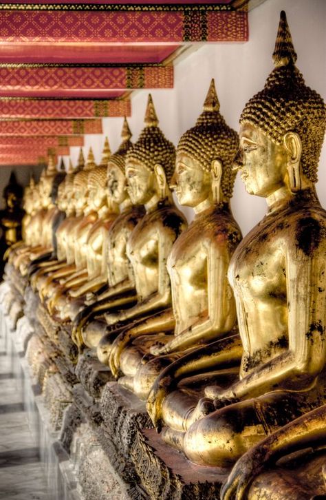 Wat Pho, Bangkok, Thailand Wat Pho Bangkok, Buddha Thailand, Wat Pho, Bangkok City, Ao Nang, Bangkok Travel, Phi Phi Island, Thai Silk, Buddha Statues