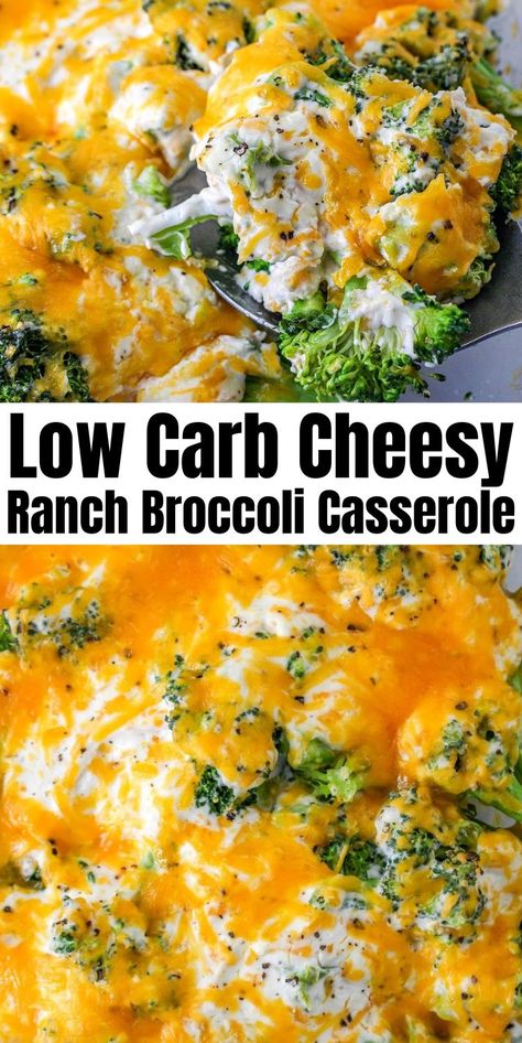 Keto Cheesy Broccoli, Ranch Broccoli, Broccoli Recipes Side Dish, Cauliflower Recipes Healthy, Cheesy Broccoli Casserole, Broccoli Side Dish, Cheesy Ranch, Vegetable Casserole Recipes, Broccoli Recipes Casserole