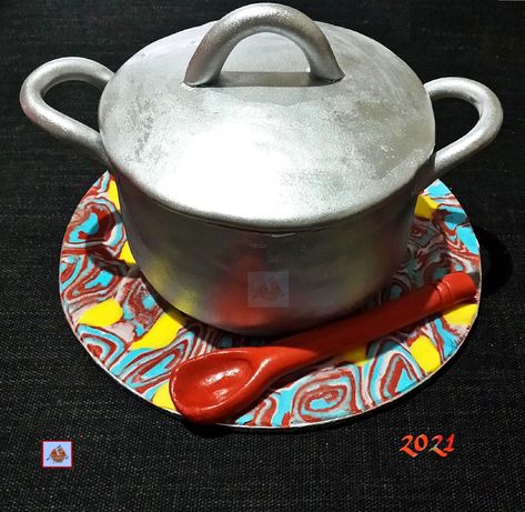 Cooking Pot Cake Design, Pot Cake Design, African Cake, Bday Themes, Pot Cake, Pot Cakes, African Cooking, Buttercream Cake Decorating, Cooking Pot