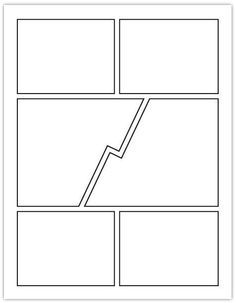 Manga Template/Comic Templates Comic Book Paper Comic Book Setup, Batman Manga Style, Manga Frame Template, Manga Template Layout, Manga Design Layout, Manga Page Layout, Manga Panel Template, Comic Layout Template, Comic Setup