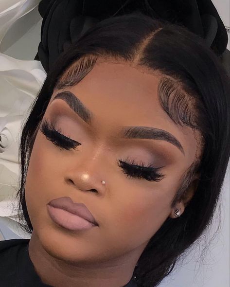 Makeup Looks For Black Women Prom, Smokey Makeup Looks Black Women, Light Beat Makeup Black Women, Nude Glam Makeup Black Women, Nude Makeup Looks Black Women, Black Makeup Looks Black Women, Natural Beat Makeup Black Women, Natural Beat Makeup, Prom Makeup Black Women