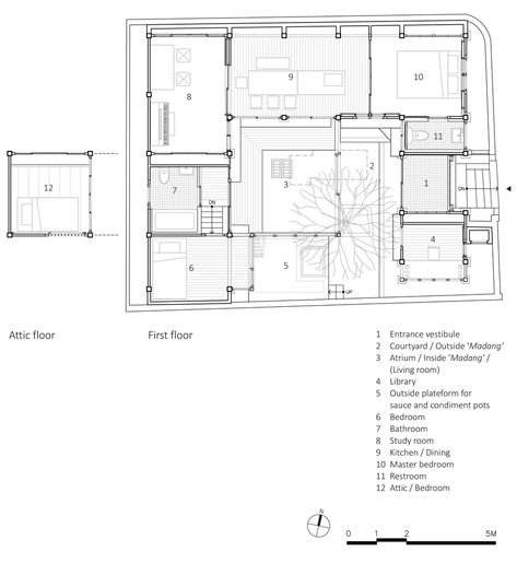 Gallery of Cheonyeon-dong Hanok / guga Urban Architecture - 20 Hanok Interior, Korean House Plan, Japanese Home Plan, Korean House Design Floor Plans, Korean Floor Plan, Modern Hanok House, Hanok House Plan, Chinese House Floor Plan, Korean Hanok House Drawing