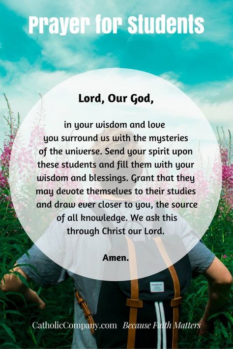 Prayer for students Prayer For School Student Classroom, Prayer For Classroom, Opening Prayer For School, Prayer For School Student, Pray For School, Opening Prayer For Class, Prayers For Students, Prayer For School, Exam Prayer