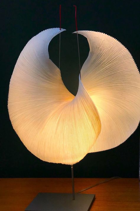 10 Icons by Ingo Maurer, the Poet of Light - Azure Magazine | Azure Magazine Ingo Maurer, Japanese Lanterns, Foyer Lighting, The Poet, Light Building, Light Sculpture, Handmade Lighting, Light Of Life, Diy Lamp