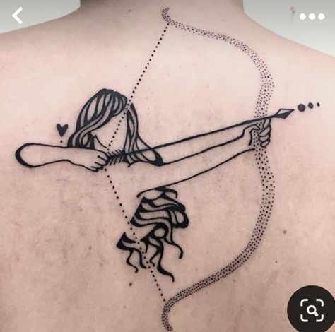 Sagittarius Tattoo Designs For Women, Bow And Arrow Tattoo, Archery Tattoo, Artemis Tattoo, Archer Tattoo, Sagittarius Tattoo Designs, Lucky Tattoo, Sagittarius Tattoo, Arrow Tattoo