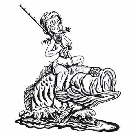 Fishing Tattoo Design, Fishing Drawing Ideas, Fishing Background, Fishing Logos, Bass Fishing Tattoo, Bass Fishing Pictures, Small Fish Tattoos, Nick Jackson, Fishing Tattoo