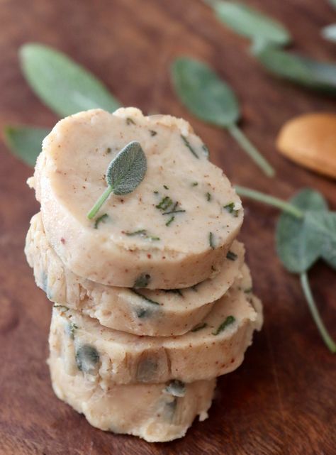 Sage Butter Recipe, Seasoned Butter Recipes, Diy Flavored Butter, Sage Compound Butter, Compound Butter For Turkey Thanksgiving, Flavor Butter Recipes, What To Do With Fresh Sage, Homemade Butter Flavors, Fresh Sage Uses