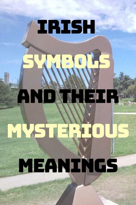 Ireland Symbols, Irish Symbols And Meanings, Symbolic Animals, Motherhood Symbols, Adventure Symbol, Rastafarian Culture, Ancient Irish, Amish Culture, Celtic Harp