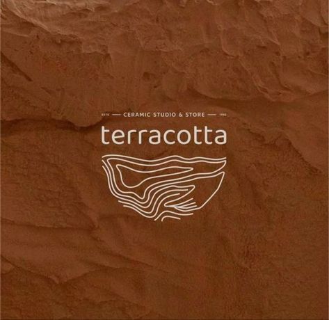 Terracotta Logo, Rustic Logo Design, Rustic Logo, Globe Logo, Cafe Branding, Creative Advertising Design, Terracotta Jewellery, Jewelry Logo, Coffee Logo