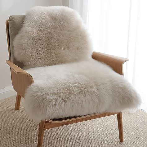 Amazon.com: HUAHOO Premium Genuine Sheepskin Rug Linen Real Australia Sheepskin Natural Luxury Fluffy Lambskin Fur Area Rug Seat Covers for Kids Bedroom Sofa Chair Cover Pets Dogs Mat Double Pelt/2' x 3' Linen : Home & Kitchen Bedroom Sofa Chair, Sheepskin Blanket, Natural Luxury, Sheepskin Throw, Seat Covers For Chairs, Fluffy Rug, Pets Dogs, Sheepskin Rug, Dog Mat