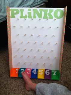 Diy Plinko Board, Diy Plinko, Probability Games, Plinko Board, Plinko Game, Stag And Doe, Diy Carnival, Board Games Diy, Creative Closets