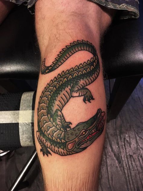 Crocodile Tattoos, Chelsea Tattoo, Traditional Tattoo Animals, New Orleans Tattoo, Alligator Tattoo, Crocodile Tattoo, Monkey Tattoo, Monkey Tattoos, Tattoo Reference