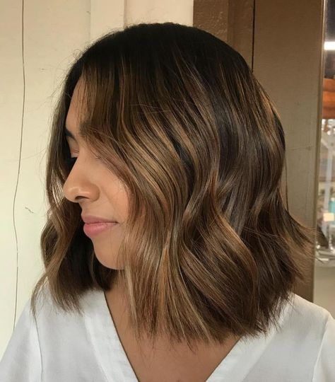 20 Ideas of Honey Balayage Highlights on Brown and Black Hair Honey Balayage Highlights, Brown And Black Hair, Brown Hair Cuts, Hairstyles Ombre, Coffee Brown Hair, Honey Balayage, Black Hair Balayage, Caramel Hair, Brown Hair Balayage