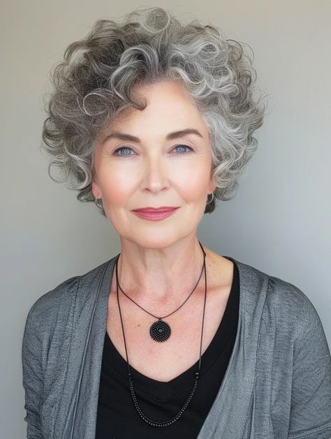 Hairstyle For Women Over 50, Women Over 50 Hairstyles, Over 50 Hairstyles, Hair 2025, Age With Grace, 2025 Ideas, Grey Hair Over 50, Short Curly Hairstyles For Women, 50 Hairstyles