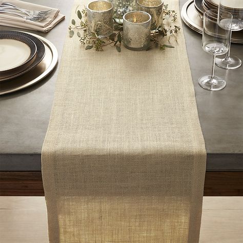 GoldJuteTableRunner120inSHF16 Burlap Wedding Table, Jute Table Runner, Rustic Burlap Wedding, Modern Table Runners, Rustic Table Runners, Table Runner Size, Dining Table Runners, Burlap Table Runners, Table Runners Wedding