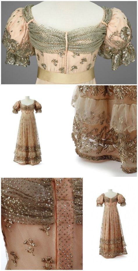 1810s Dress Ball Gowns, Edwardian Flowers, 1810s Dress, Bridgerton Ball, 1800s Dresses, Chateau De Malmaison, Silk Charmeuse Dress, Empire Waist Gown, Regency Gown