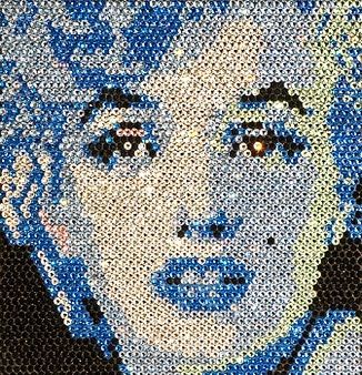 Push Pin Art, Mosaic Portrait, Byzantine Mosaic, Lite Brite, Mosaic Pieces, Mosaic Projects, Custom Portraits, Beautiful Photography, Real Diamonds