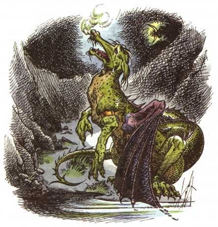 Eustace as a dragon -- original art by Pauline Baynes, The Voyage of the Dawn Treader | The Chronicles of Narnia Pauline Baynes, C S Lewis, Narnia, Books