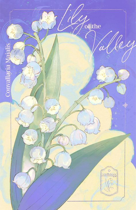 Lily Of The Valley Flowers, Favourite Flowers, Favorite Flowers, Cute Wallpaper Backgrounds, Art Anime, Lily Of The Valley, Art Reference Photos, Pretty Art, The Valley