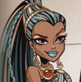 Nefera De Nile, Monster High, Hair, Blue