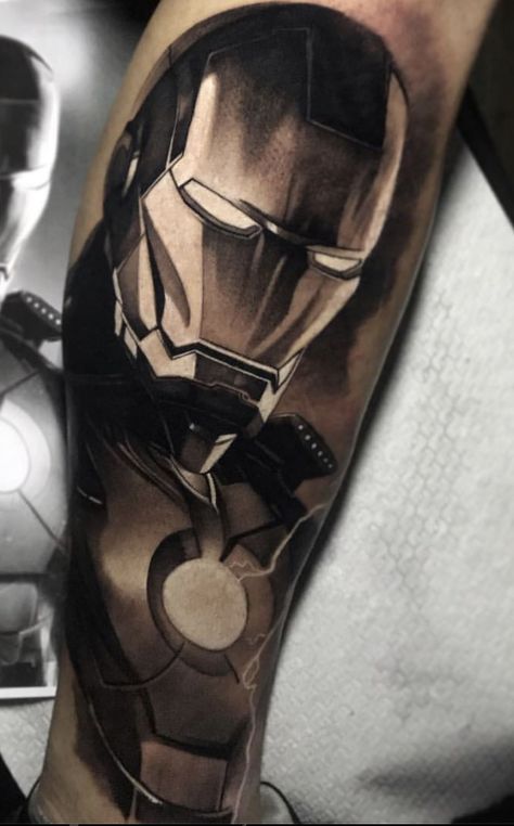 Iron Man Tattoo Ideas, Ironman Tattoo, Superman Tattoos, Iron Man Tattoo, Rare Tattoos, Man Tattoo, Batman Tattoo, Movie Tattoos, Manga Tattoo